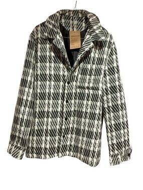 Manly tweed soft lightweight coat NWT